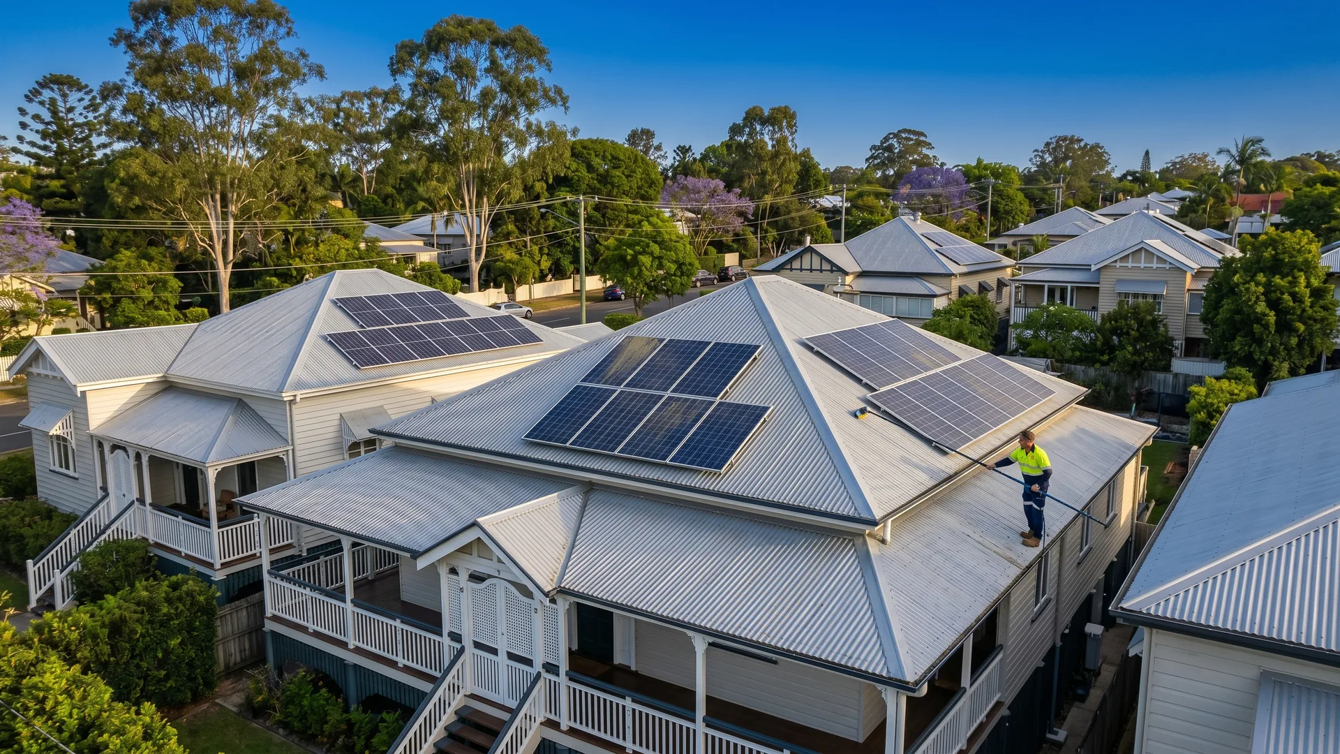 Solar Panel Cleaning Milton in Auchenflower