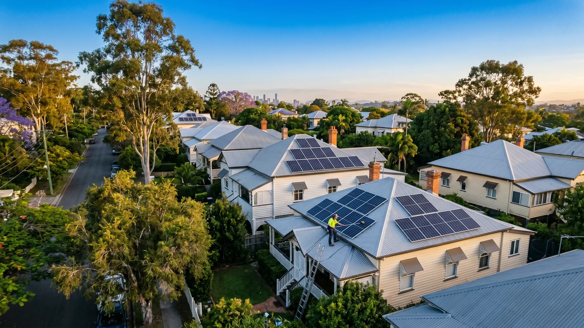 Solar Panel Cleaning Paddington in Auchenflower