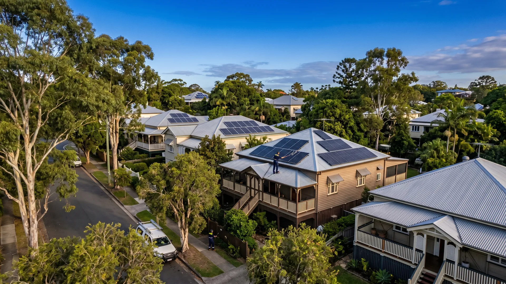 Solar Panel Cleaning Red Hill in Auchenflower